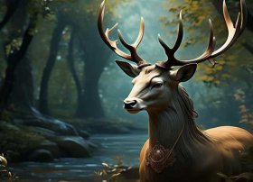 鹿佛学寓意，鹿在佛教的寓意