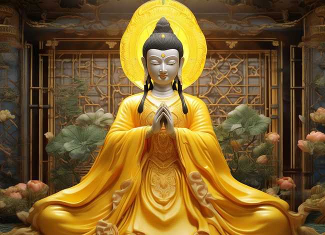 黄衣观音在佛教中的传说和故事，黄衣观音在佛教中的传说和故事是什么