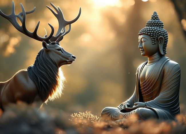 鹿和佛的寓意 - 鹿和佛的寓意是什么 鹿和佛的寓意 - 鹿和佛的寓意是什么