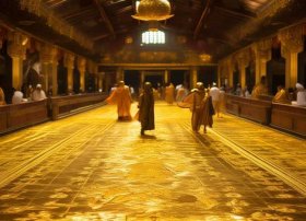 黄金铺地的故事（佛教故事黄金铺地）