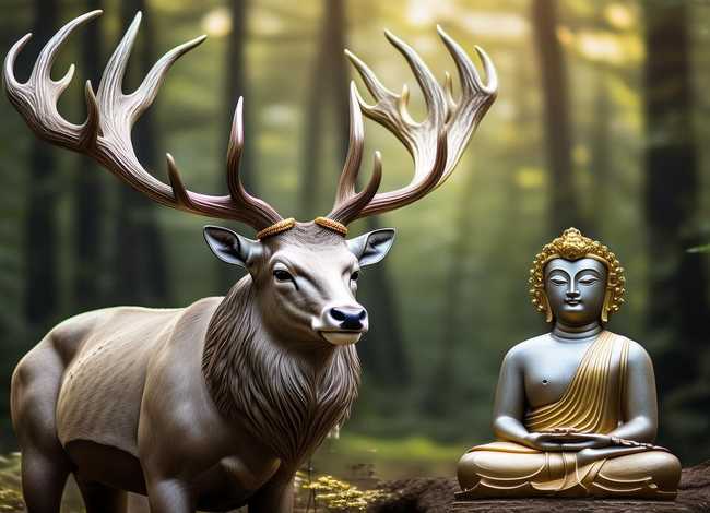 鹿和佛的关系 鹿和佛能放在一起吗