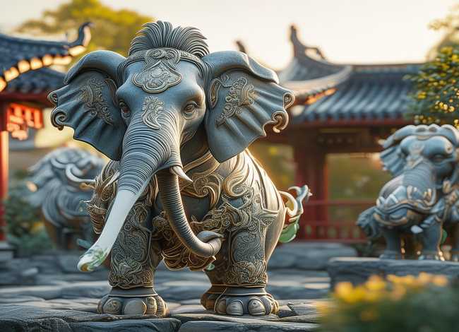 麒麟与大象谁更镇宅，麒麟和大象哪个镇宅