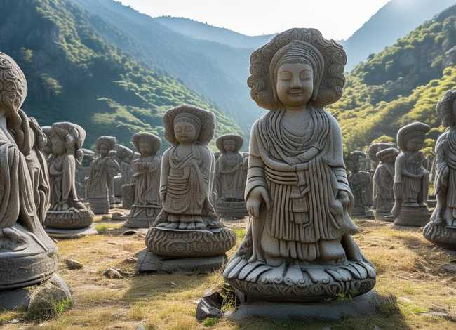 麦积山佛像的故事、麦积山佛传故事碑