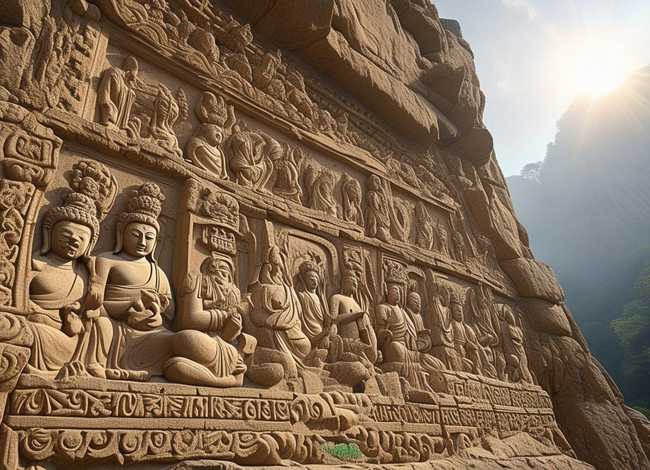 麦积山佛传故事碑,麦积山佛传故事碑原碑 麦积山佛传故事碑,麦积山佛传故事碑原碑