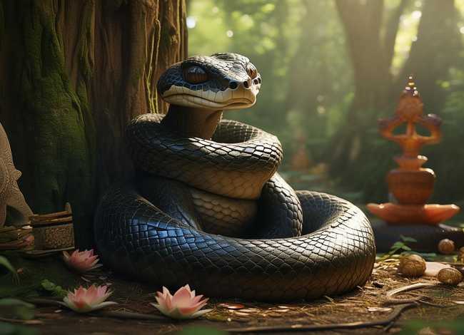 黑尾蛇佛教故事 - 黑尾蛇佛教故事大全