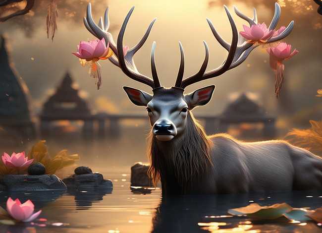 鹿与佛教渊源有自来；鹿在佛教里面有什么特殊意义