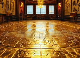 黄金铺地图片（黄金铺地图片的风水）