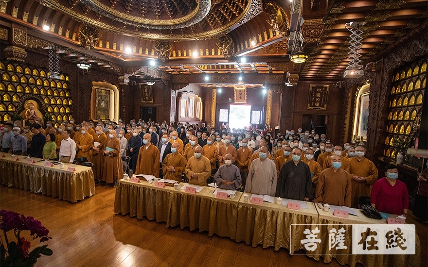 「佛教」上海松江区佛教协会第五次代表会议召开 悟端法师连任会长