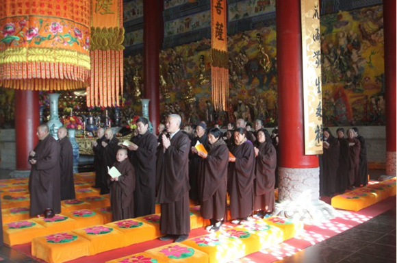 「观音」山西大同极乐寺隆重举行观世音菩萨出家纪念日祈福法会