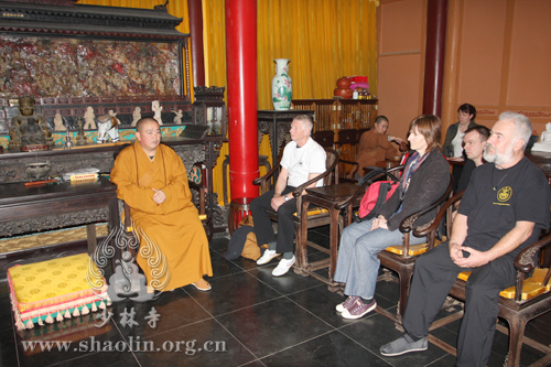 「佛教」德国少林文化中心学员赴少林寺归山朝拜