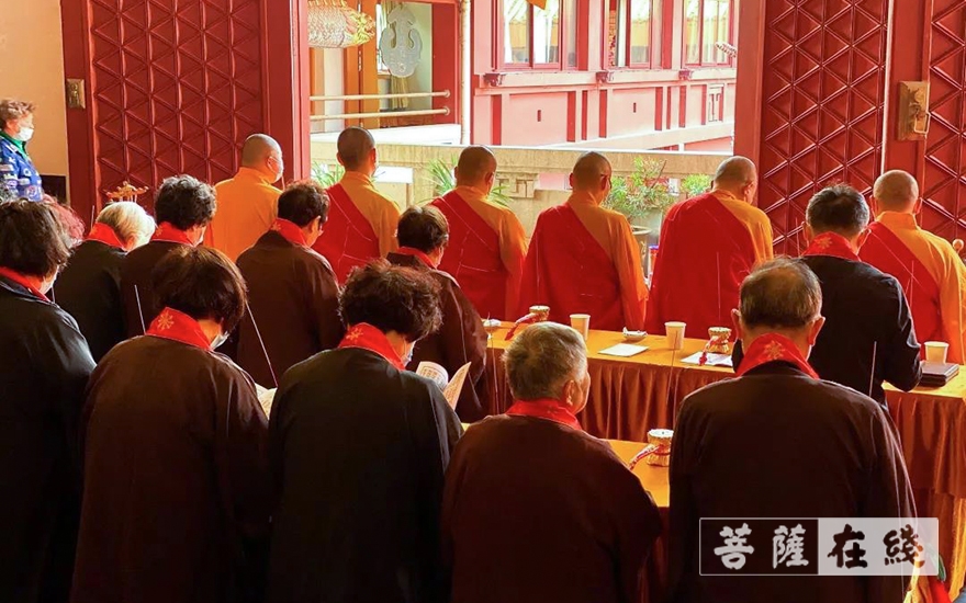 「佛教」上海七宝教寺举行供佛斋天祈福法会