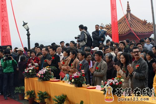 「佛教」湖南大药王寺隆重举行大雄宝殿奠基仪式