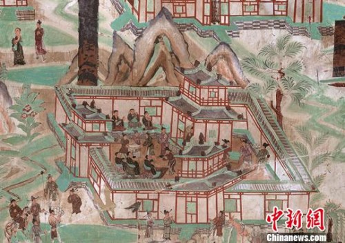 「敦煌壁画」敦煌壁画中的古代重阳 「敦煌壁画」敦煌壁画中的古代重阳