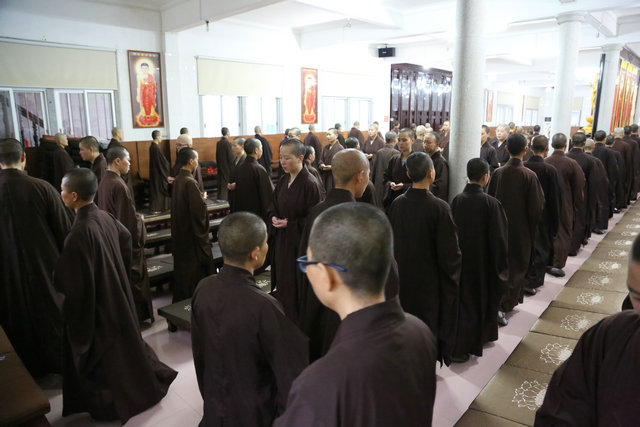 「陆丰」广东尼众佛学院陆丰定光寺举行受筹作法仪式