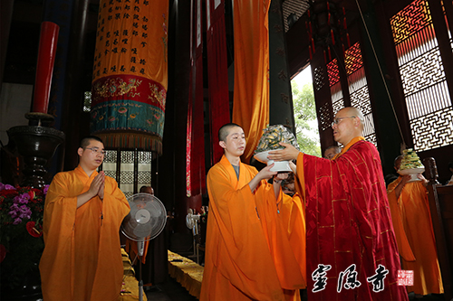 「灵隐寺」佛欢喜日 浙江杭州灵隐寺举办大型盂兰盆法会