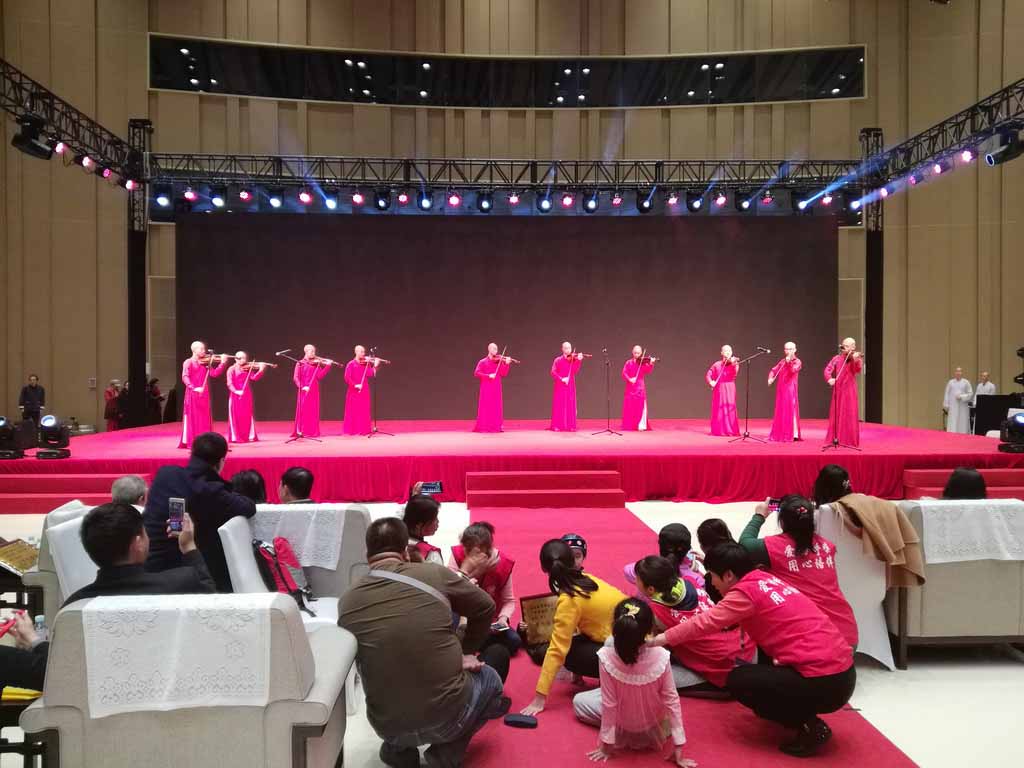 「佛教」红安天台寺天台禅乐奏响“一带一路”国际会议中心
