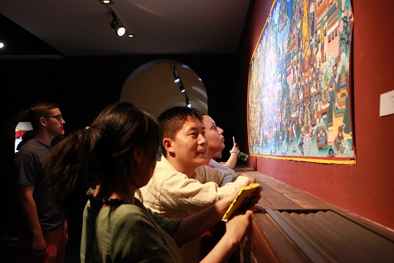 「艺术」龙树画苑文化主题展白玛梅朵启幕