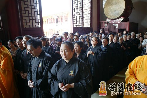 「佛教」上海寿安寺惟觉法师闭关仪式今日举行