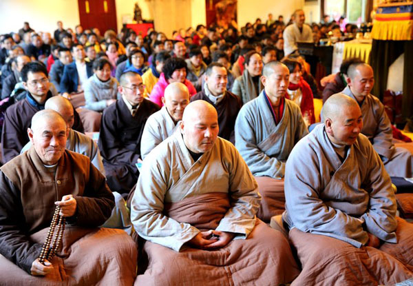 「佛教」浙江宁波慧日禅寺举行冬至祭天祀祖甘露施食超荐法会