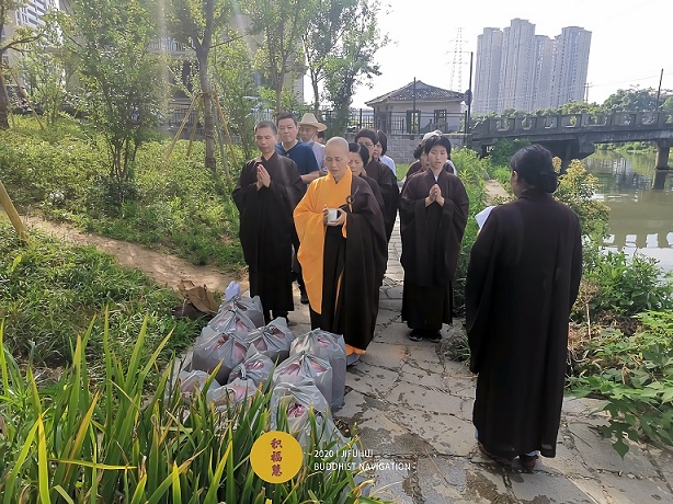 「放生功德」明日，积福慧启建庚子年第十期放生共修！随喜参加！