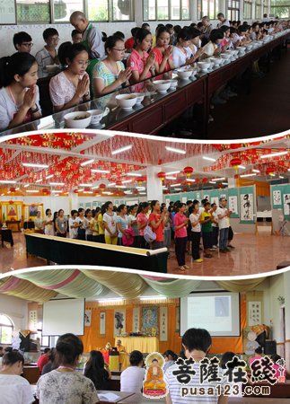 「佛教」广东梅州千佛塔寺“千佛之旅”大学生夏令营正式开营