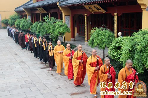 「佛教」浙江绍兴安康寺举行丙申年华严法会圆满焰口