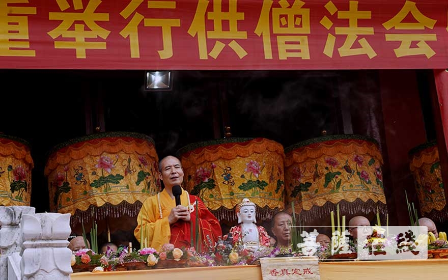 「佛教」天柱山三祖禅寺举行托钵乞食供佛斋僧法会 「佛教」天柱山三祖禅寺举行托钵乞食供佛斋僧法会