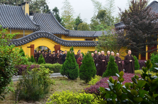 「东林寺」江西东林寺4月上旬闭关念佛圆满出关
