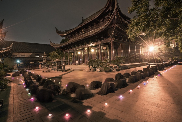 「佛教」浙江温州太平寺举行第九届短期出家活动