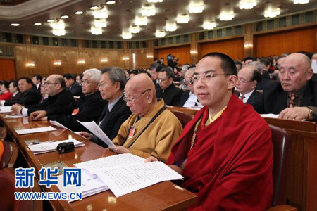 「班禅喇嘛」十一世班禅向海内外发出藏历新年祝福