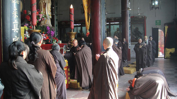 「佛教」安徽天柱山三祖禅寺佛七圆满