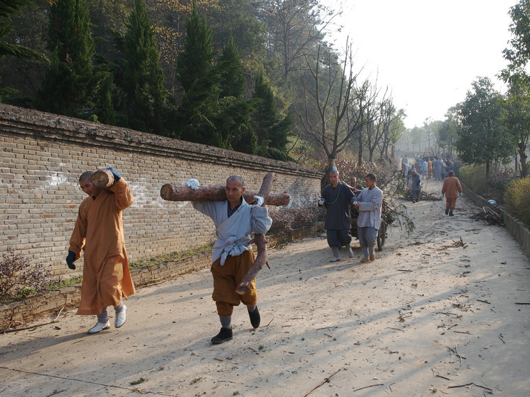 「佛教」江西九江东林寺僧众集体出坡劳作 合力兴丛林 「佛教」江西九江东林寺僧众集体出坡劳作 合力兴丛林