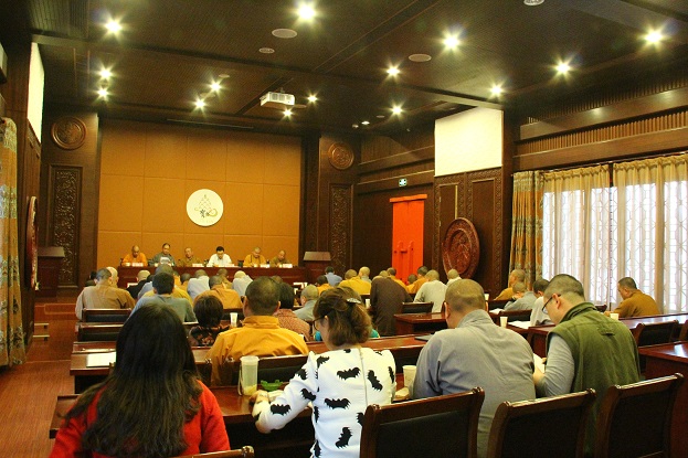 「佛教」江苏常州市武进区佛教协会召开2015年佛教场所负责人第一次全体会议