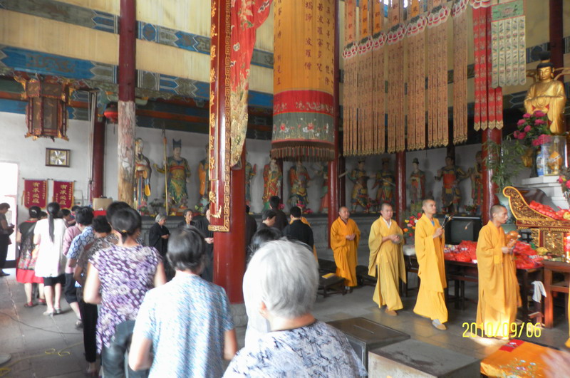 「瑜伽焰口」舟曲灾区祈福、超度、放生、瑜伽焰口法会在竹林禅寺举行