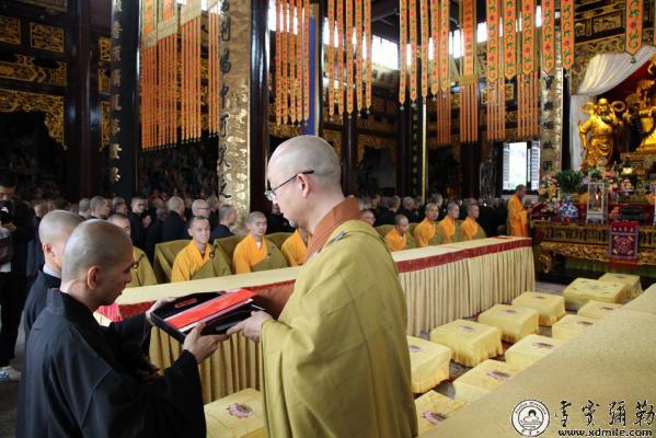 「奉化」浙江奉化雪窦山资圣禅寺三坛大戒法会隆重拉开帷幕