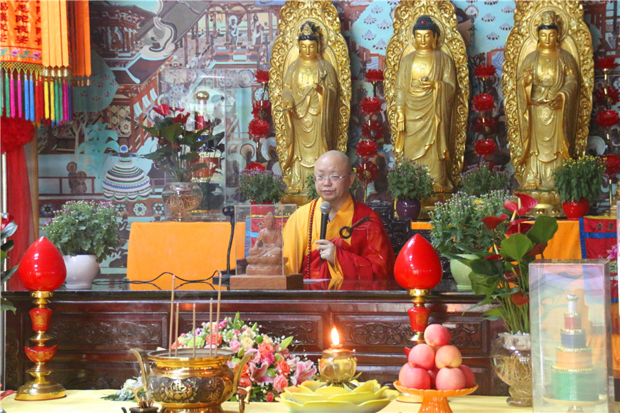 「文殊院」四川成都文殊院举行2015年第八次皈依法会 「文殊院」四川成都文殊院举行2015年第八次皈依法会