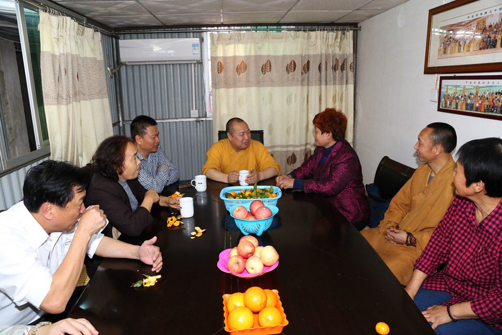 「佛教」印顺法师一行于马年新春之际调研海口四大寺