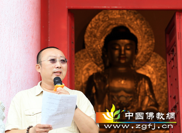 「佛教」吉林伊通满族自治县圣水寺举行澍培长老祖师庭奠基仪式法会