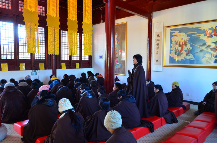 「东林寺」江西九江东林寺冬季21日闭关圆满出关