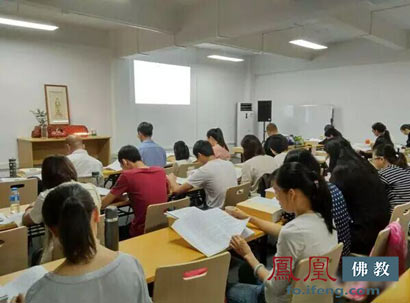 「佛教」首期大众阅藏共修活动在广州素食学校举行