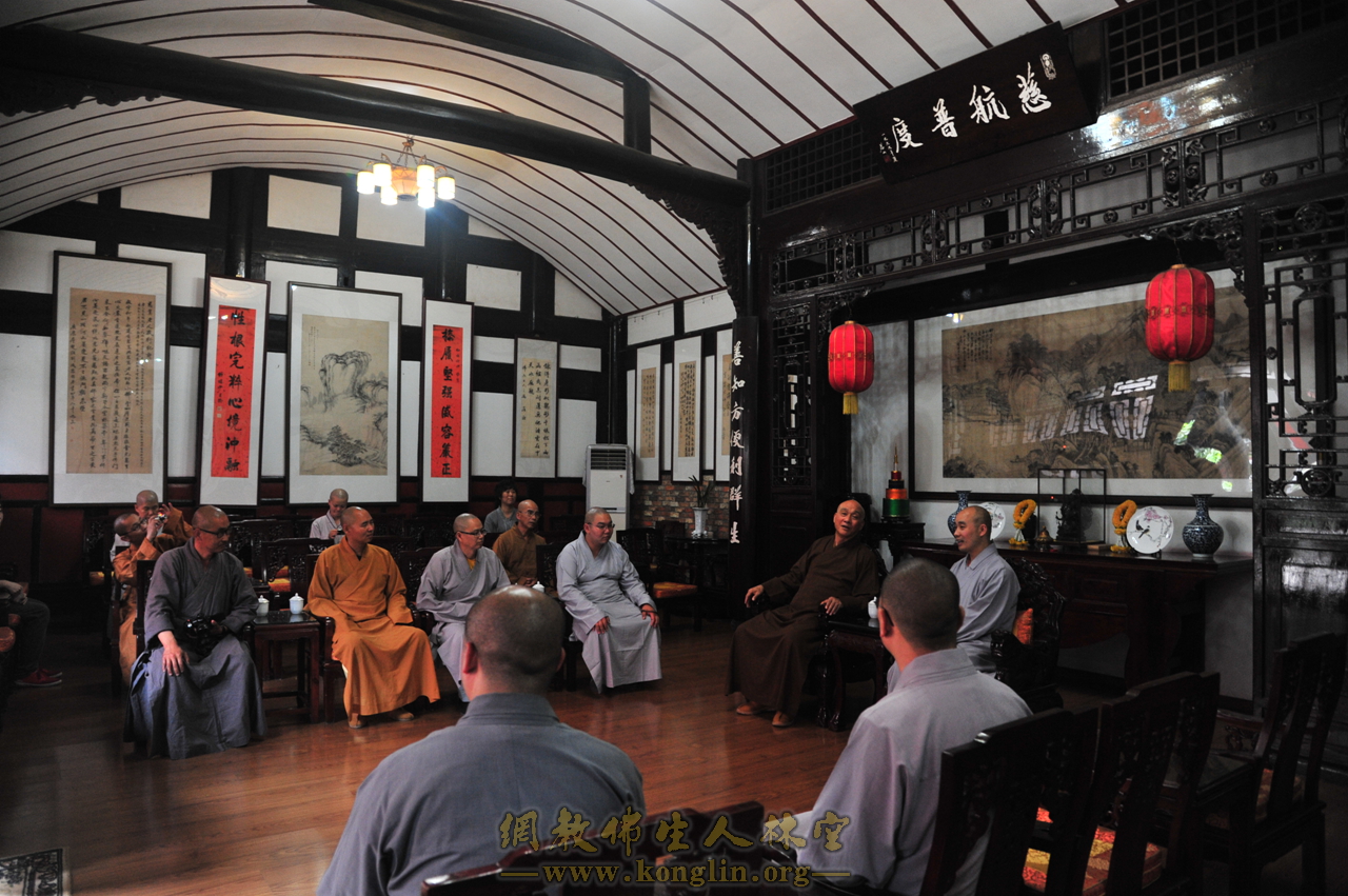 「文殊院」台湾广心法师一行参访四川成都文殊院 「文殊院」台湾广心法师一行参访四川成都文殊院