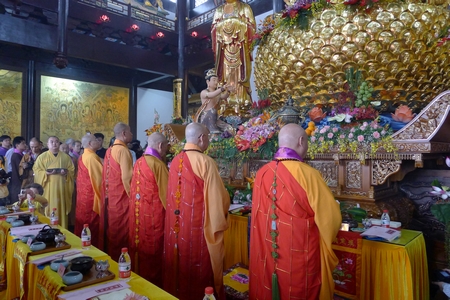 「佛教」浙江嘉善龙庄讲寺开放十周年庆典暨佛像开光法会