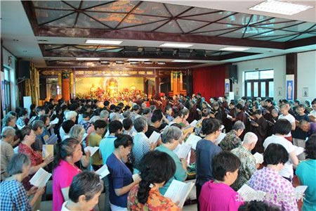 「佛教」北京佛教居士林举办盂兰盆法会