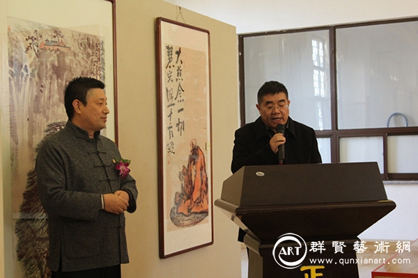 2017年博山正觉寺“大美正觉——第二届全国书画展”正式开幕 2017年博山正觉寺“大美正觉——第二届全国书画展”正式开幕