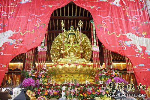「佛教」上海松隐禅寺举行观音阁全堂圣像开光庆典法会