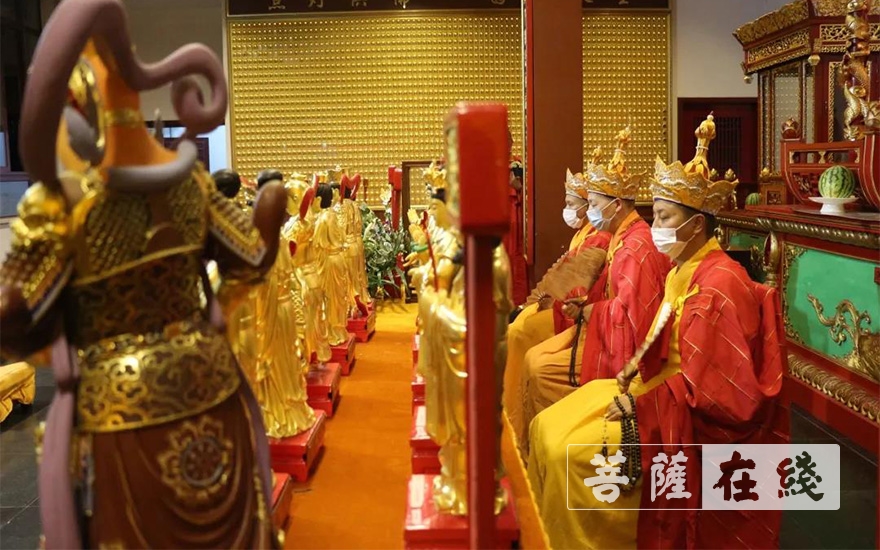 「佛教」上海七宝教寺圆满举行庚子年大供天、拜星宿祈福法会