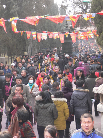 「佛教」河北柏林禅寺举行欢度辛卯新春活动（图）