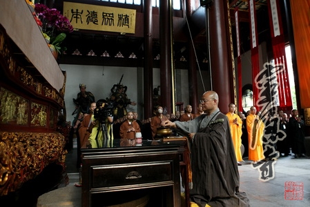 「灵隐寺」浙江灵隐寺三坛大戒法会第一天：封堂编班 教授忏摩