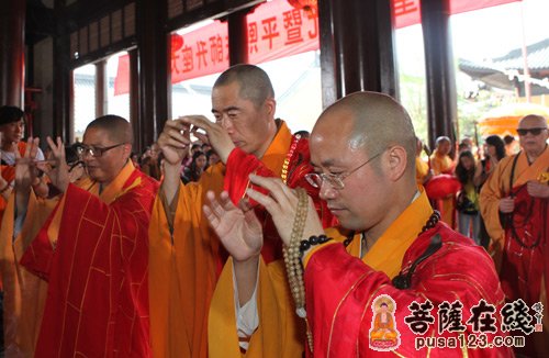 「佛教」上海宁国禅寺开山850周年暨平熙法师升座庆典
