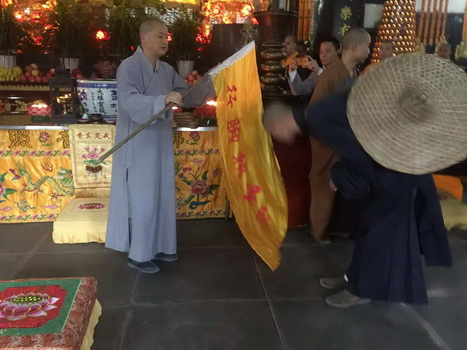 「华岩寺」重庆华岩寺僧众行脚朝圣达摩道场菩提寺今日启程